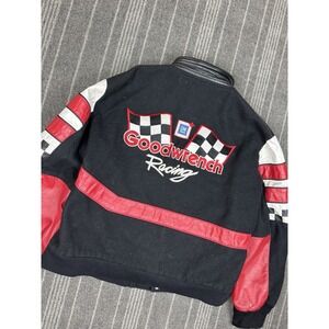Racing Black and Red Bomber Jacket